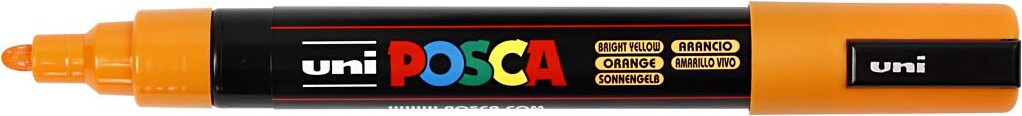 Posca Tusch - Nr. Pc-5M - Tykkelse 2,5 MM - Orange