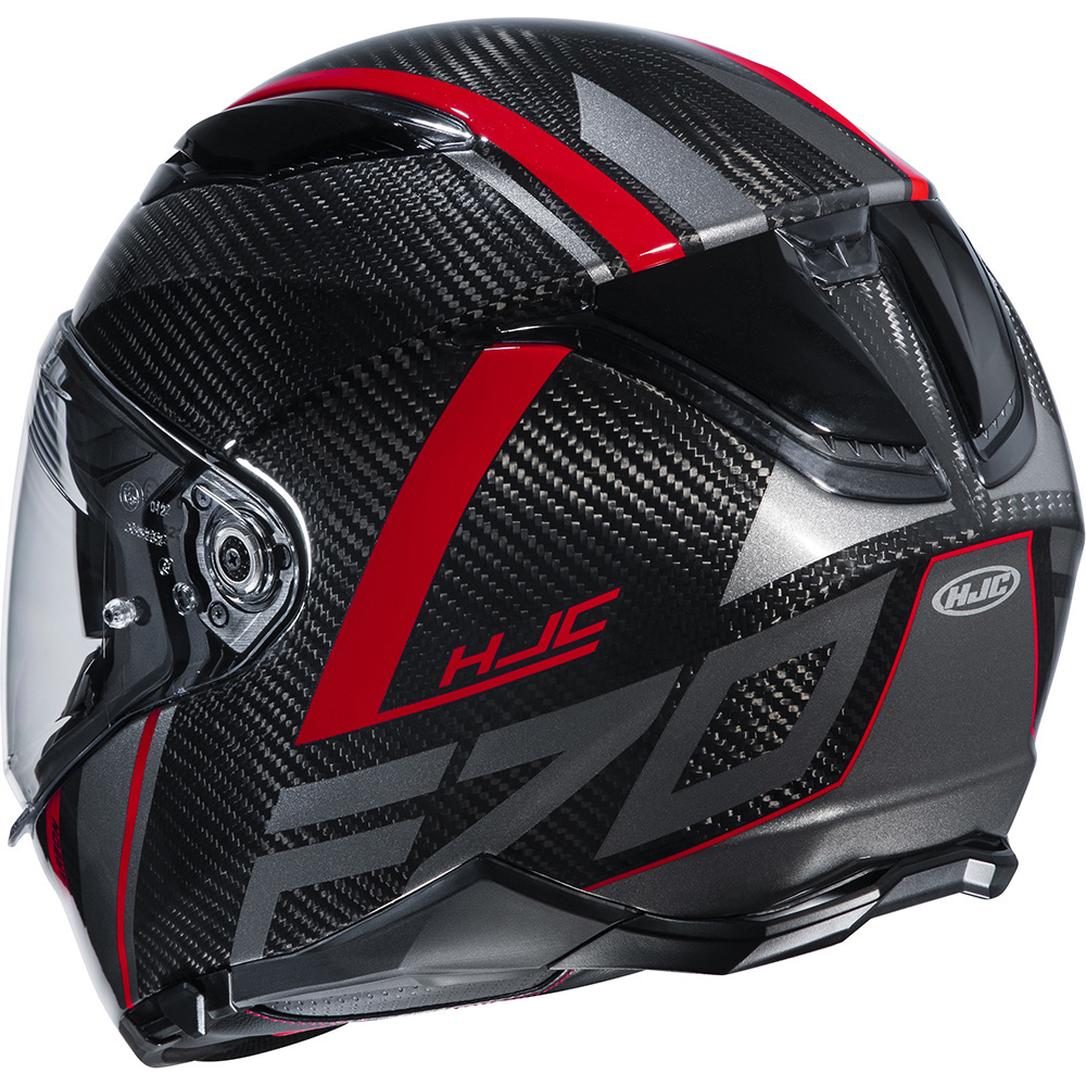 HJC - Casque F70 Carbon Eston MC1 / Noir / Rouge
