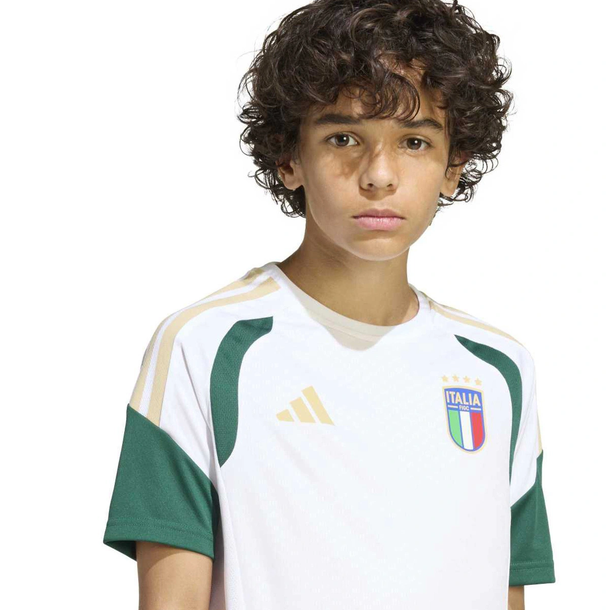 T-Shirt adidas Itália Training Mundial 2026 Criança