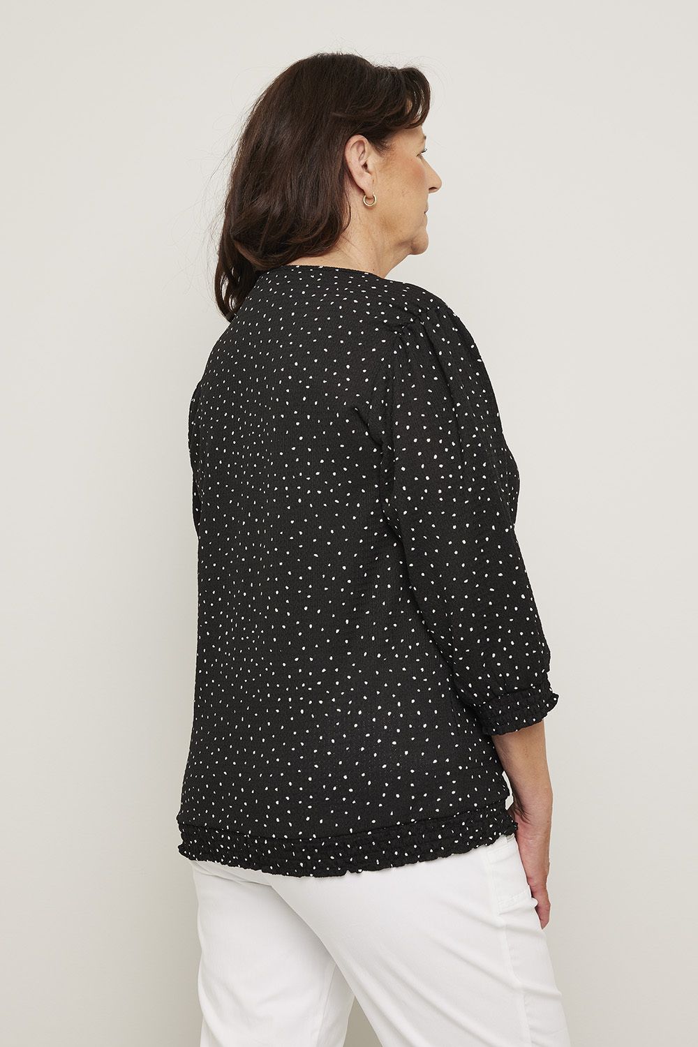 Mønstret topp
