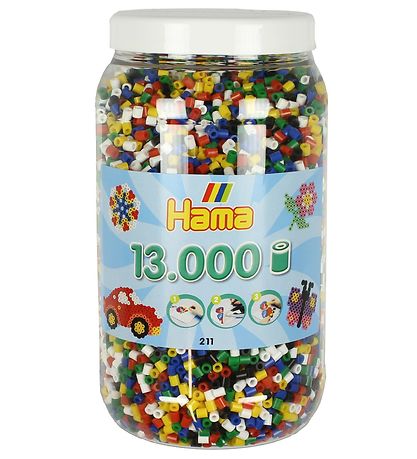 Hama Midi Perlen - 13.000 st. - 66 Mehrfarbig