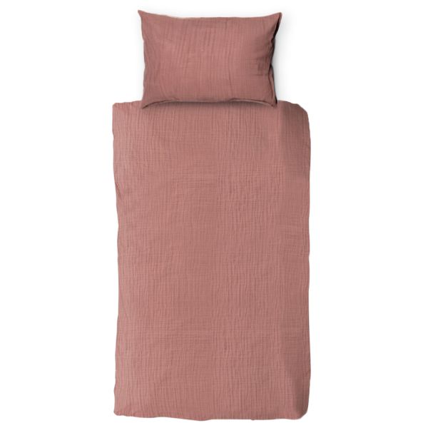 Town & Country Mousseline Dekbedovertrek - 140 x 220 cm - Zand