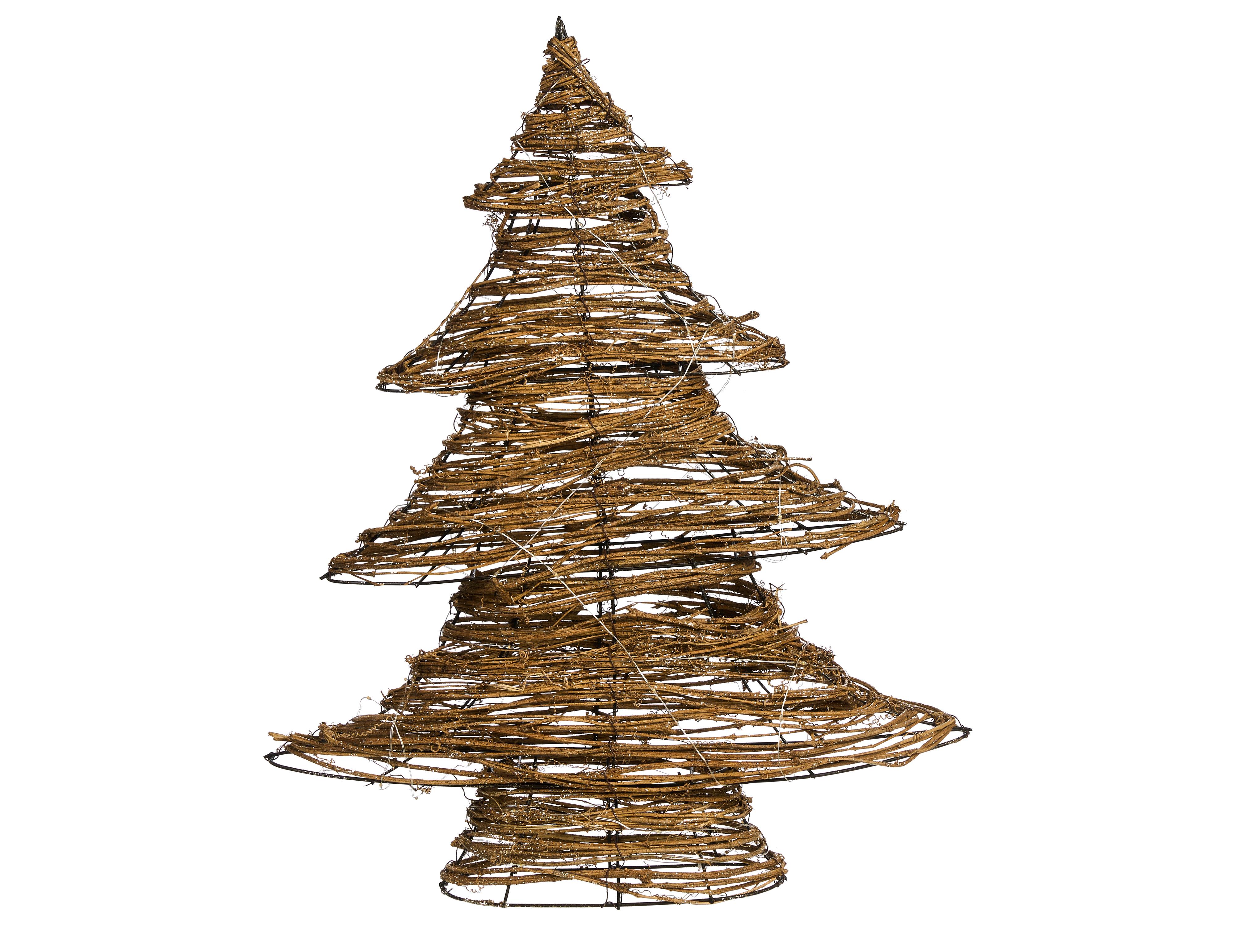 Kerstdecoratie LED FURESO Kerstboom 60 cm Natuurlijk