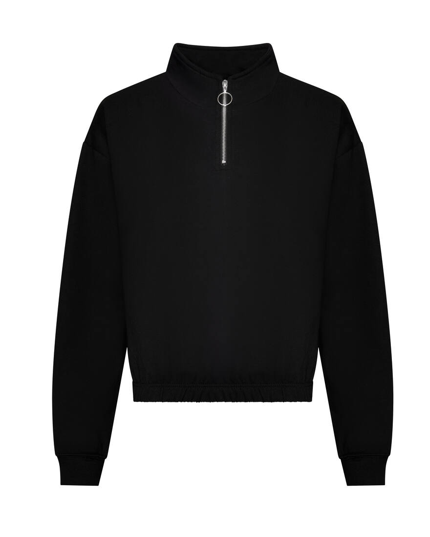 AWDIS JH037 - Sweat court col zippé femme