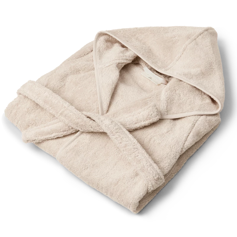 Lille Kanin Bathrobe Terry 1-2 Years - Vanilla Ice