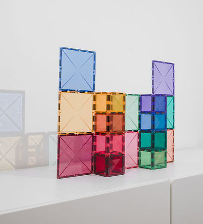 Connetix Magnets?t - 40 dele - Pastel Square Expansion Pack