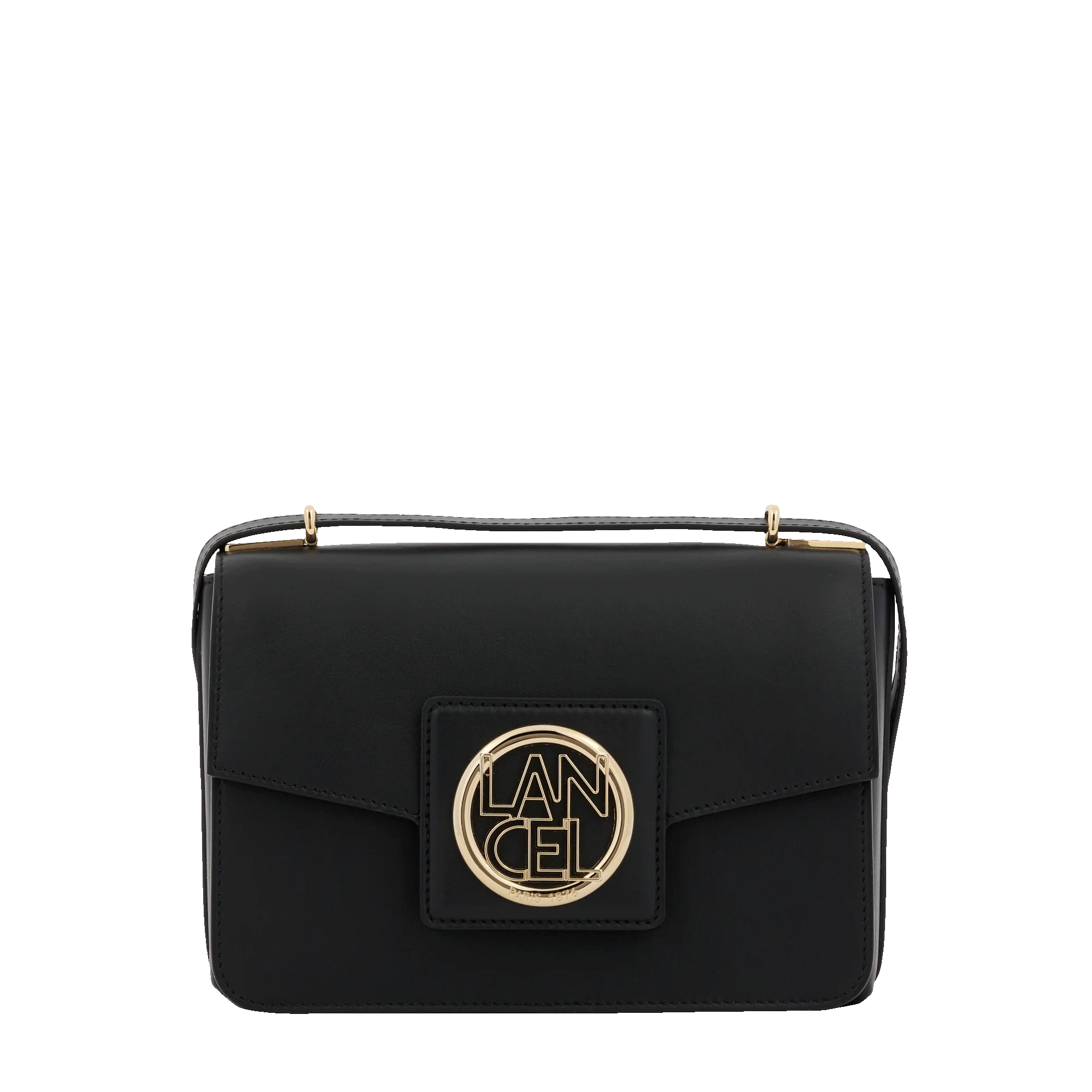 Sac rabat Roxane de Lancel-Noir/Doré