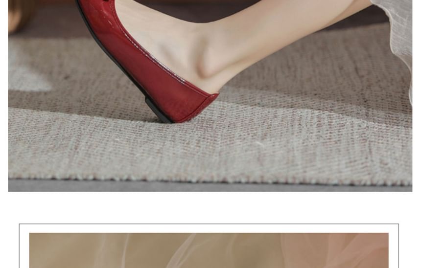 Karlao - Platte schoenen met strik van imitatieleer
