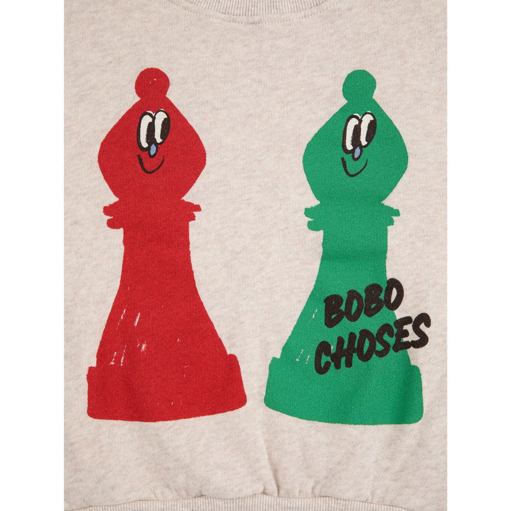 Køb Bobo Choses Offwhite Checkmate Sweatshirt
