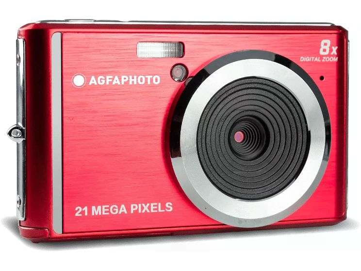 Agfa Fotokamera Realishot DC5200 Rot Der Klassiker für Fotoanfänger