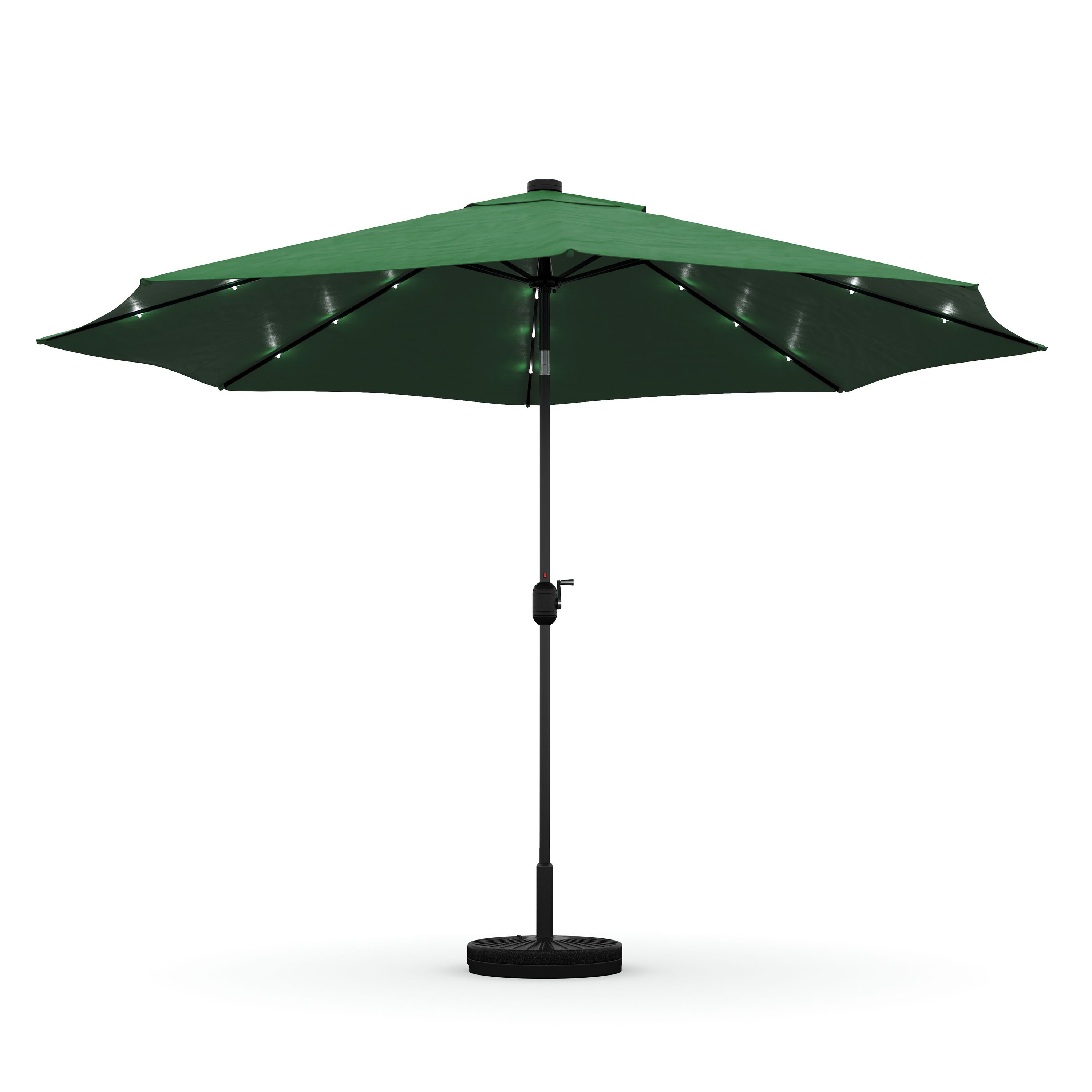 Sonnenschirm VAY mit LED 300 cm grün