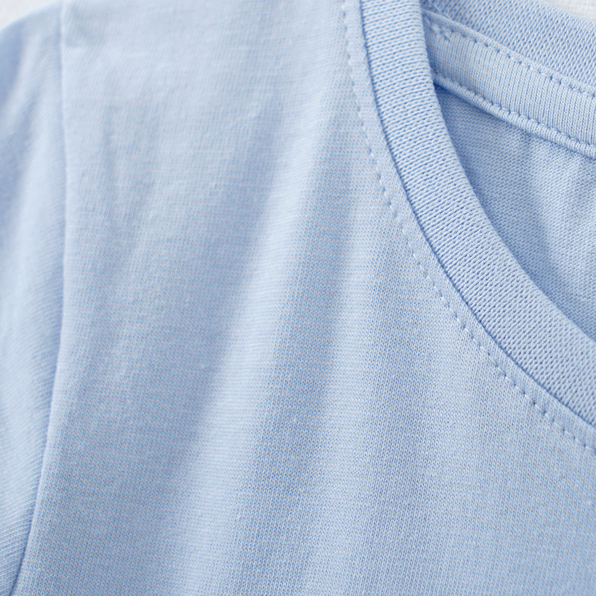 Topolino Mädchen T-Shirt aus Bio-Baumwolle hellblau