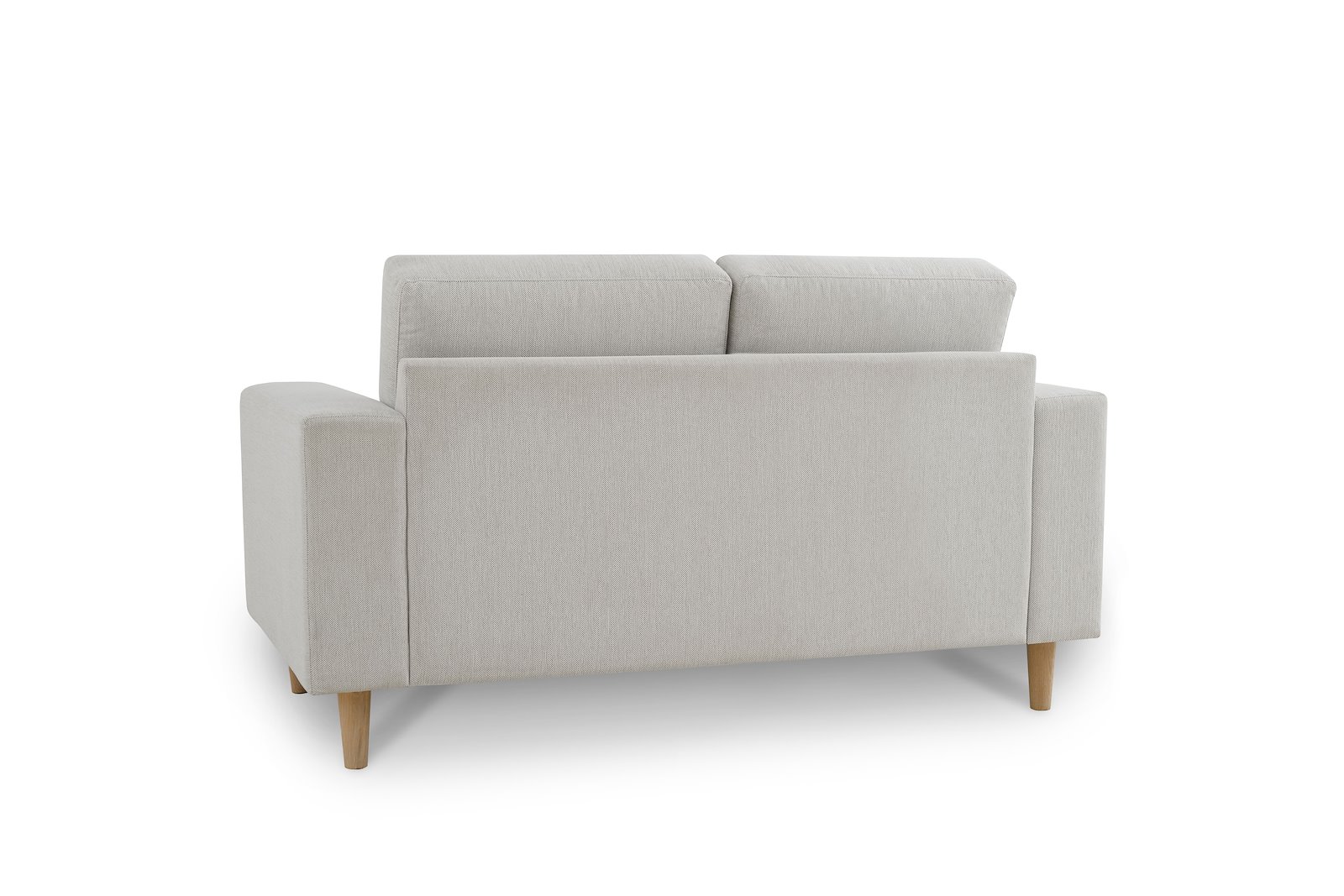 Hedda sofa Tekstil Arre 8 Beige med arm F (18 cm ) og hvitoljede eikeben (1)