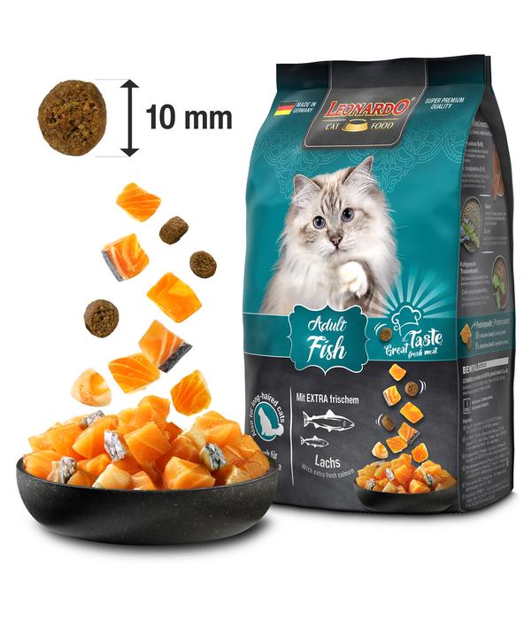 Leonardo Trockenfutter für Katzen Adult Fish,