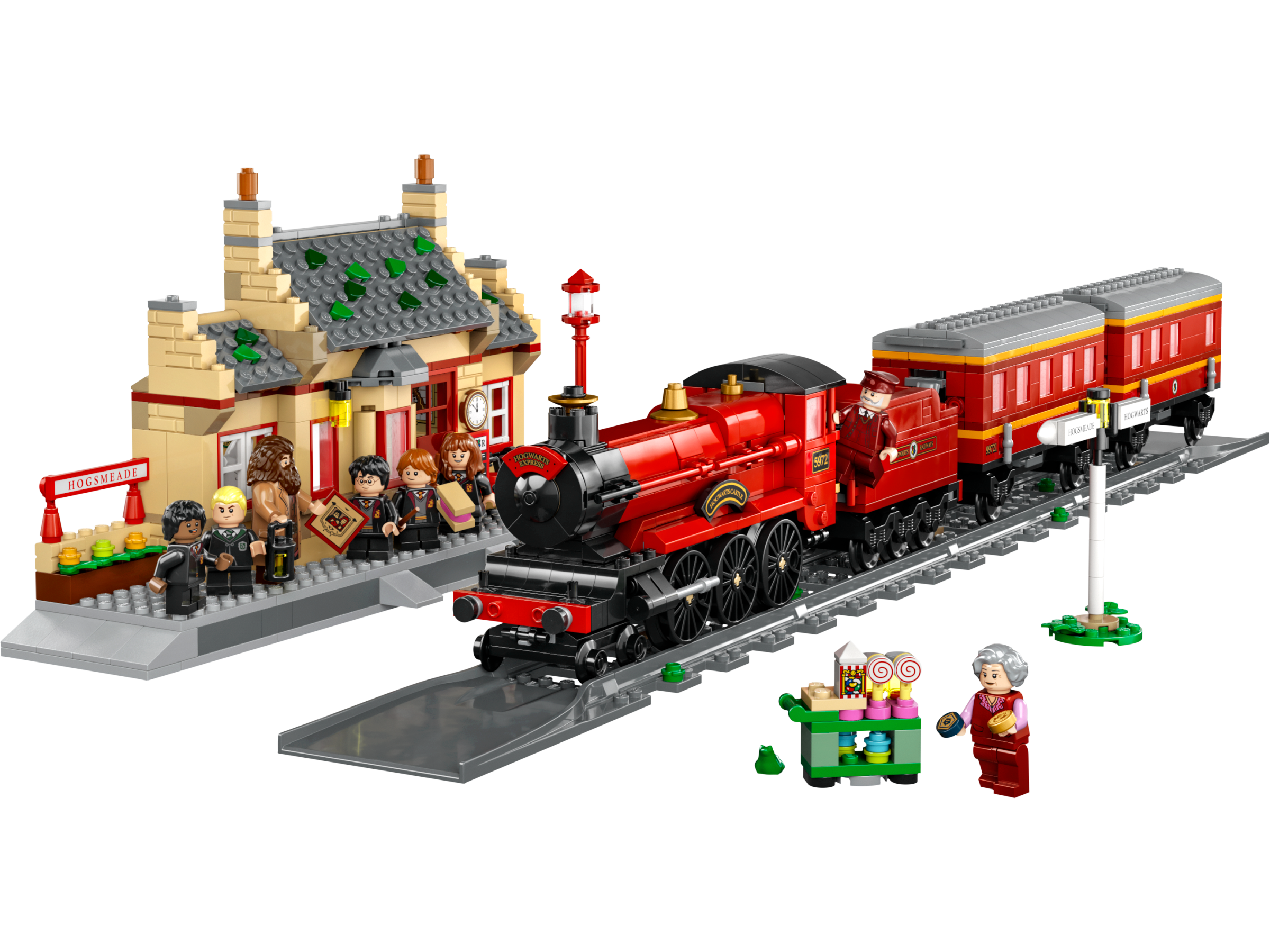 O Expresso de Hogwarts e a Estação de Hogsmeade 76423