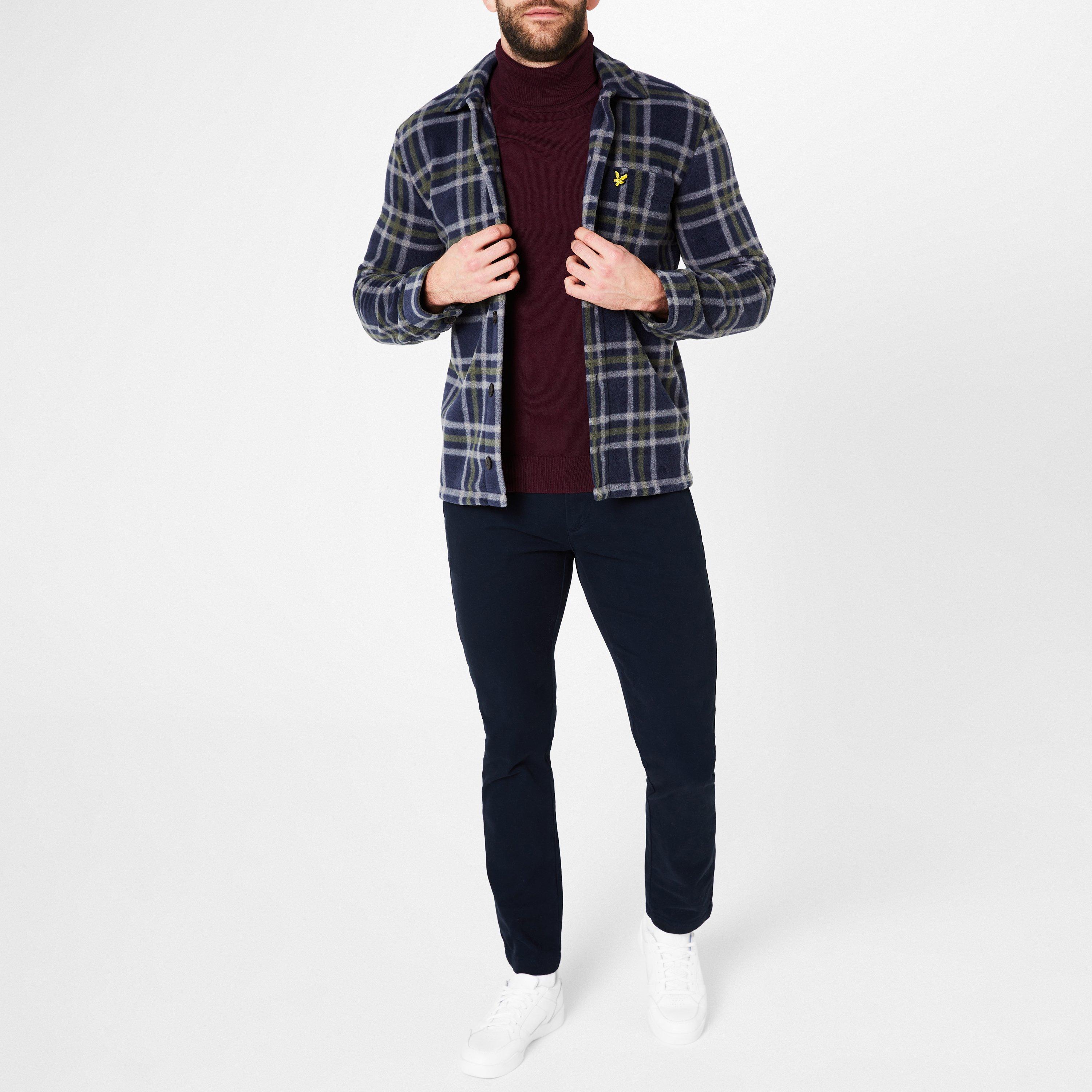 Lyle and Scott Lyle and Scott Fleece Overshirt Mens