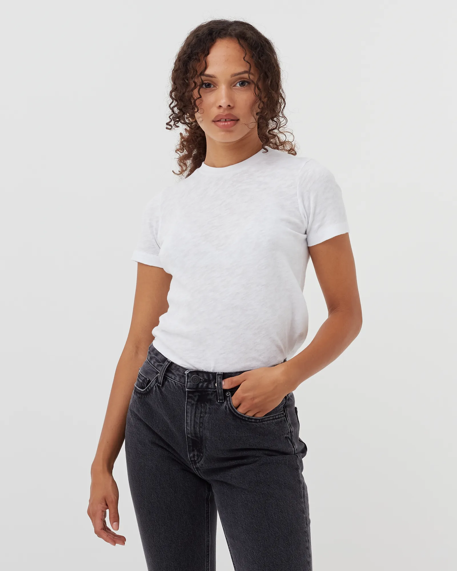 American Vintage WMNS Tee Round Collar
