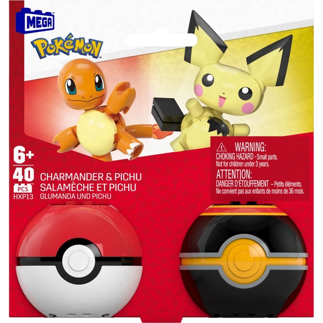 MEGA - Pokémon - Pokéball Collection - Glumanda und Pichu