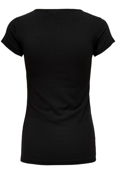 Only zwarte dames t-shirt