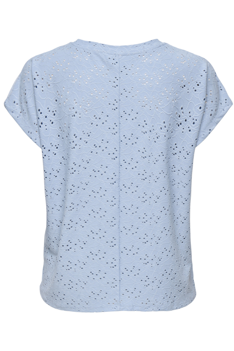 Only blauwe dames t-shirt