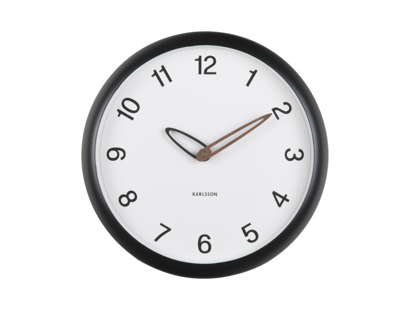 Wall Clock Bella KA6043BK Black