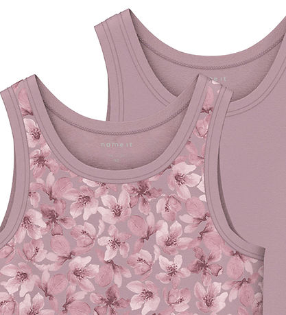 Name It Unterhemd - Noos - NmfTank - 2er-Pack - Mauve Schatten