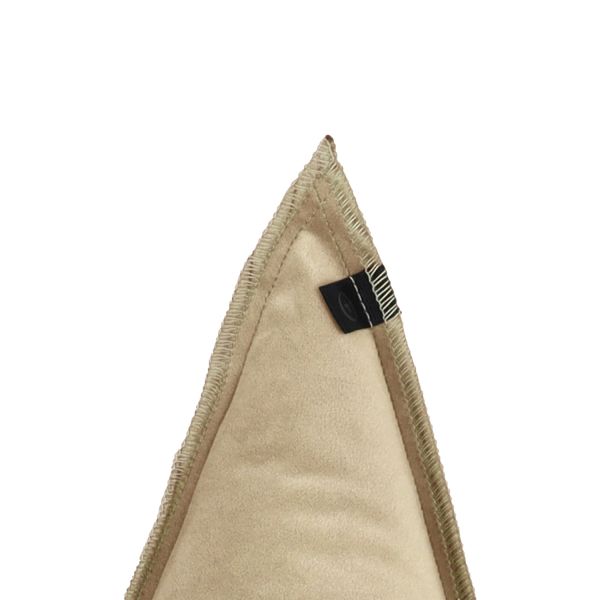 Overseas Star Kussen – Velours – Beige