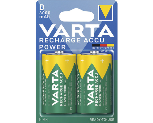 Varta D Mono oplaadbare batterij, 2 stuks