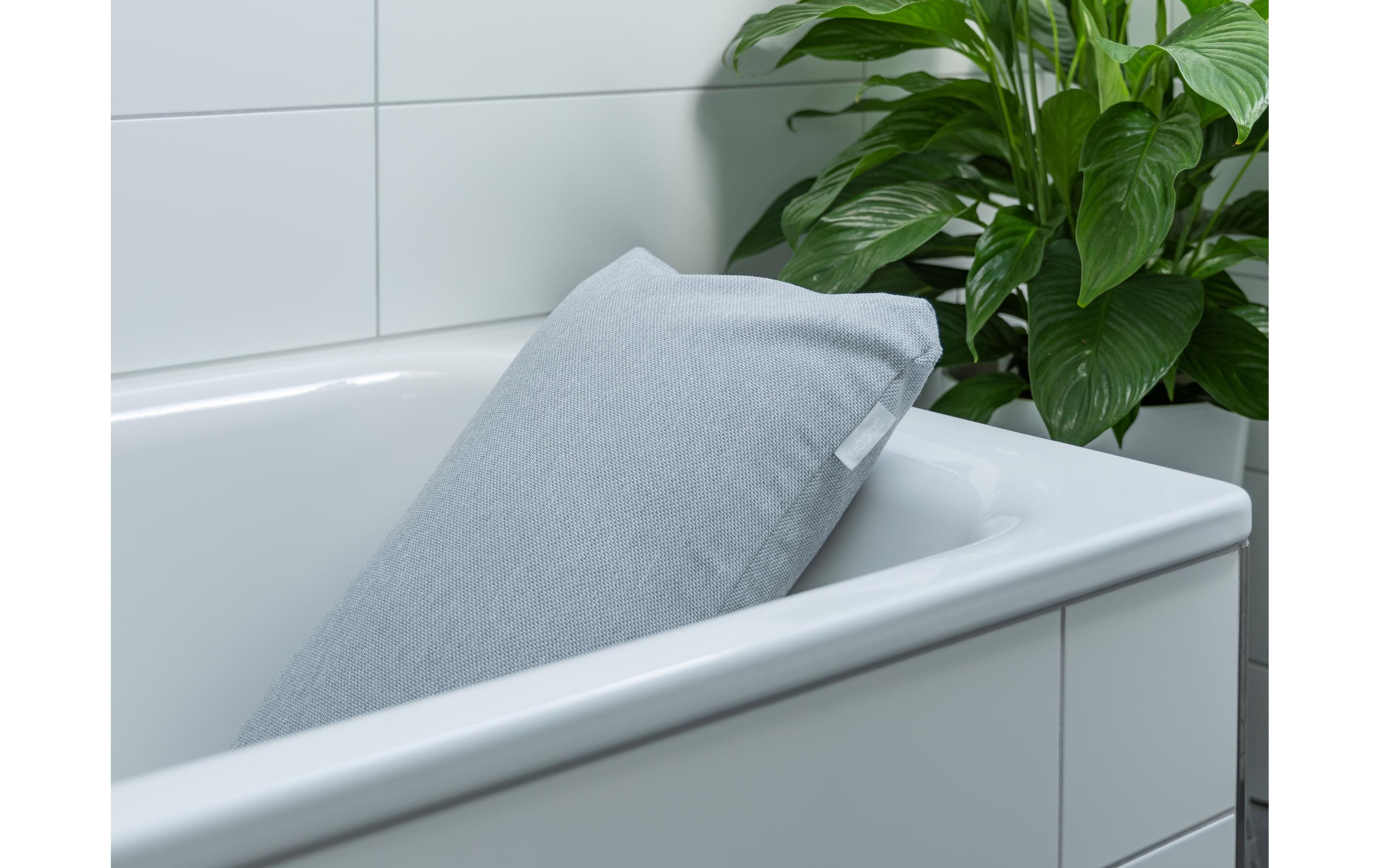 Badekissen 30 x 60 x 20 cm, GrauBadewannenkissen