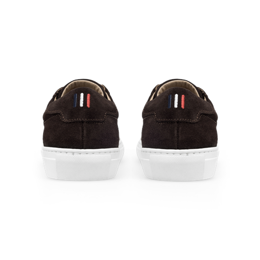 Les Deux Theodor Suede Sneakers, Coffee Brown, 44