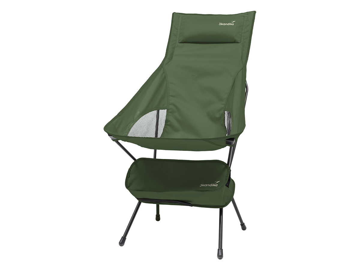 Skandika Solig compacte vouwstoel met draagtas - Green
