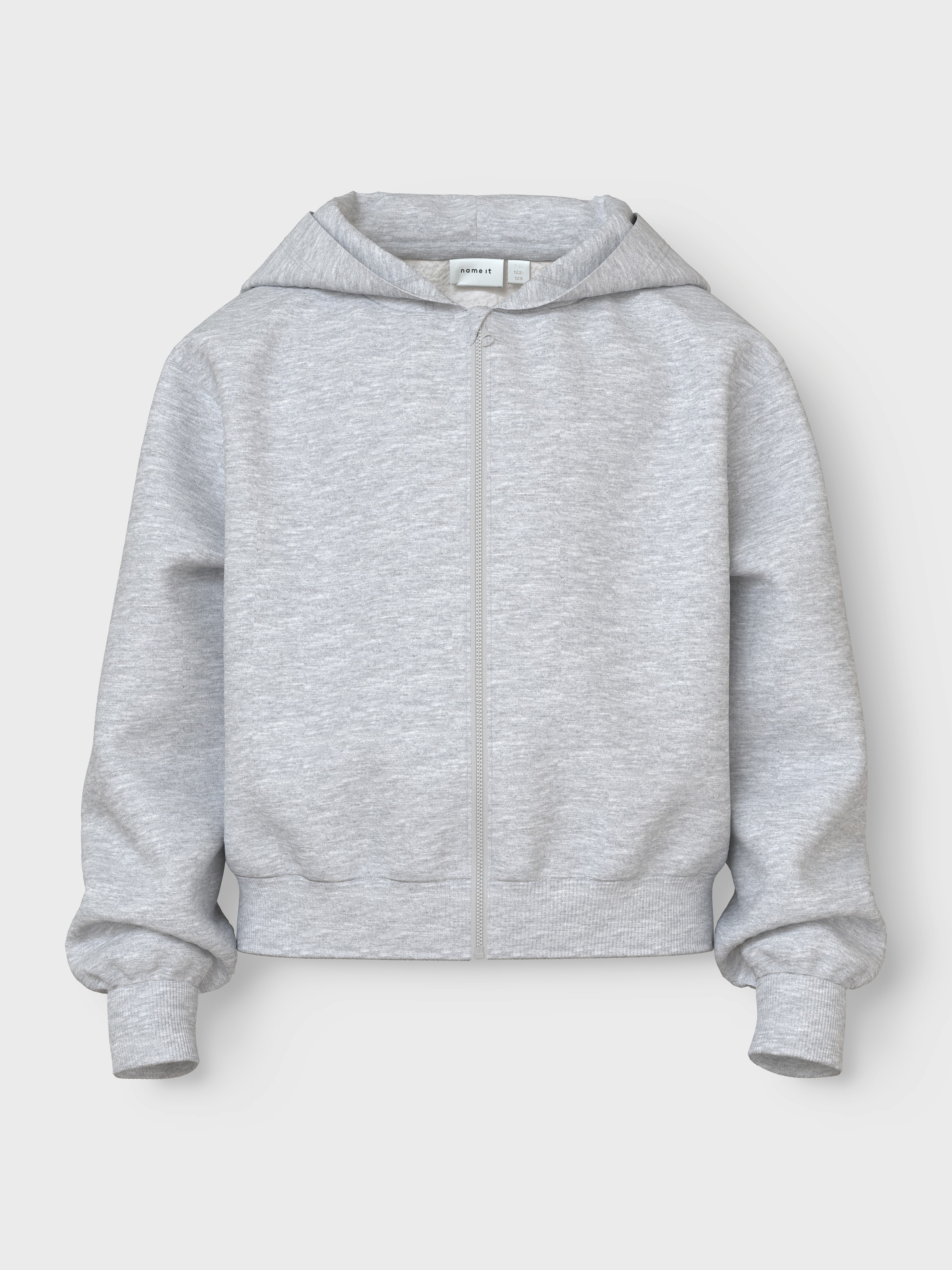 Name It Kapuzensweatjacke »NKFMILLE SHORT NREG SWE CARD WH UNB NOOS«