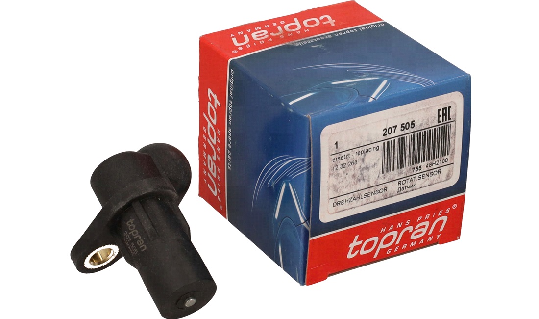 Impulsensor, krumtapaksel