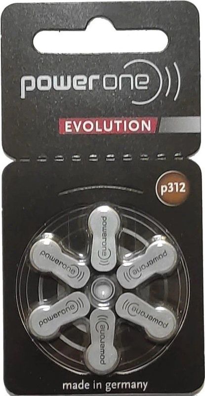 Power One - EVOLUTION P312 - Hoortoestelbatterijen - Bruin - Duitsland
