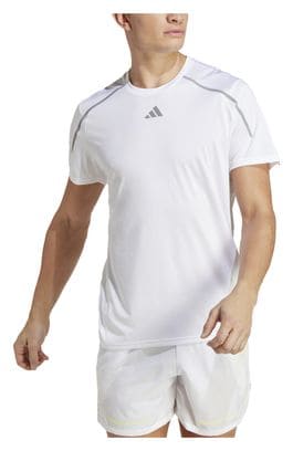 Maillot manches courtes adidas running Confident Run Blanc