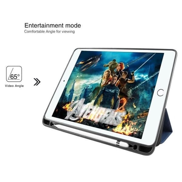 Kunstlæderetui med penneholder til iPad Pro 10,5