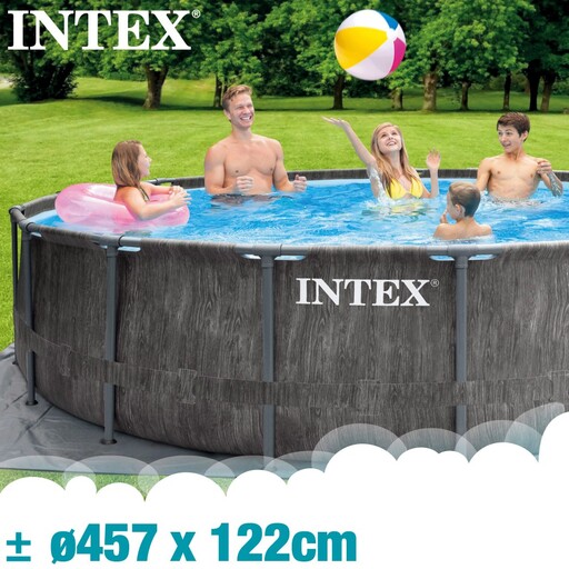 Piscina redonda Intex Greywood com bomba de filtro