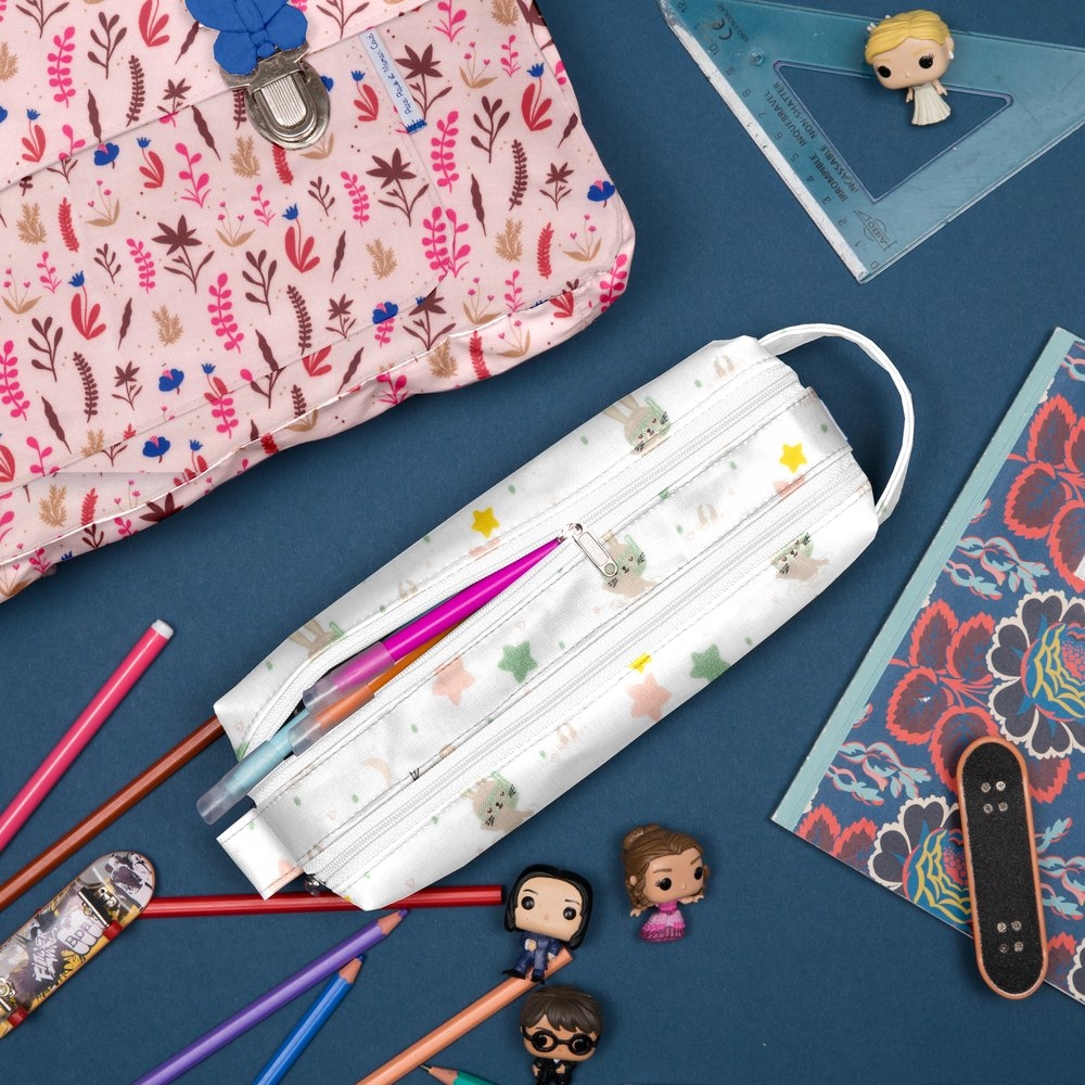 Trousse Double Compartiment Souris Rêveuses