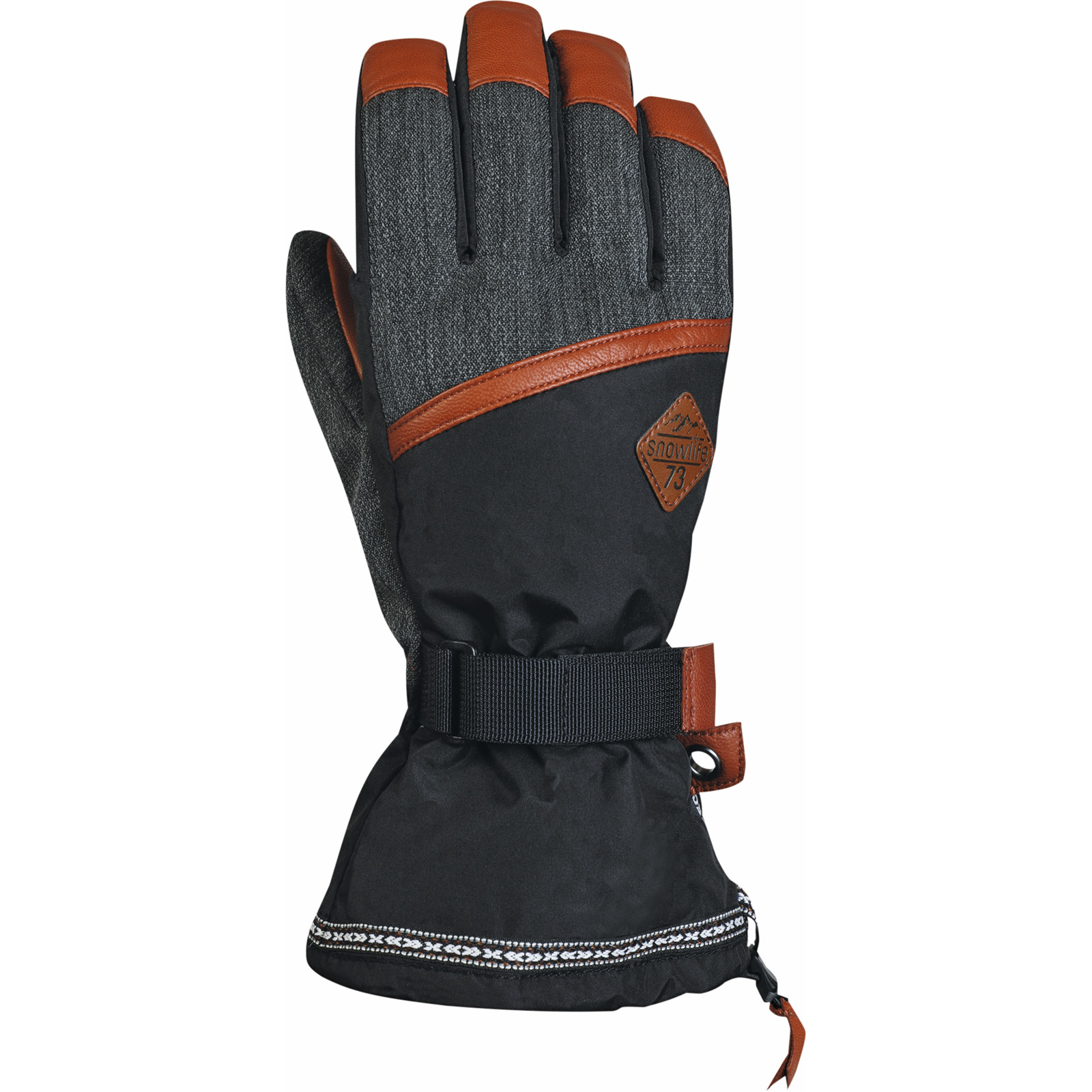 Snowlife JR Rider DT Glove J, schwarz, S