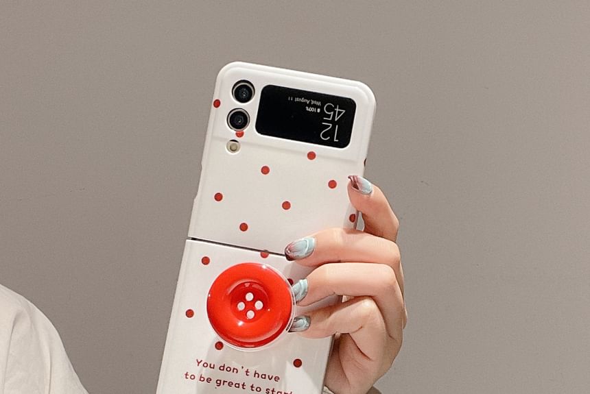 Edgin - Polka Dot Telefoonhoesje - Samsung Flip