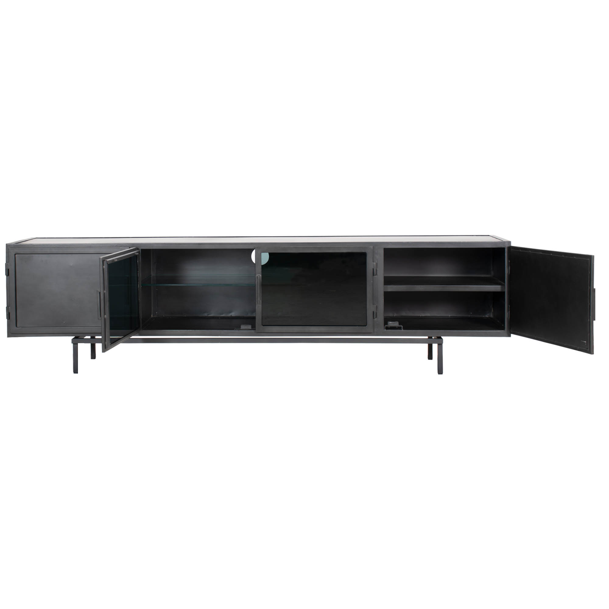 TV-Kast Brooklyn Black H53x200x44cm