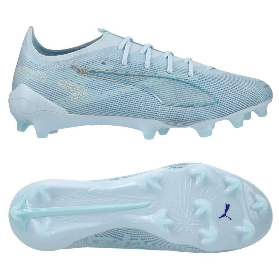 PUMA Ultra 5 Ultimate FG Light Up - Icy Blue/Blanc/Turquoise Femme ÉDITION LIMITÉE