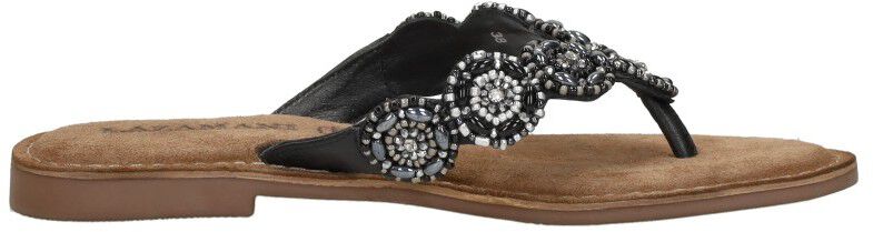 Lazamani Teenslippers zwart