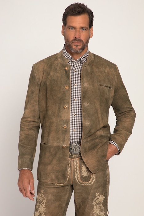 Janker, Ziegenveloursleder, Tracht, bis Gr. 70