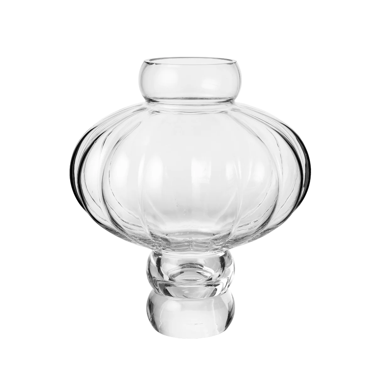 Louise Roe  Balloon vase #03, clear - H:40 cm.