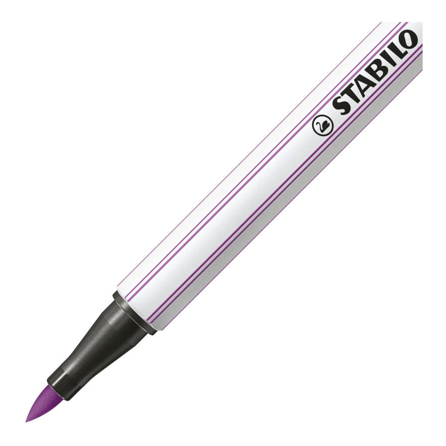 STABILO Pen 68 Brush - Viltstift - ARTY - Metalen Set 30 Stuks