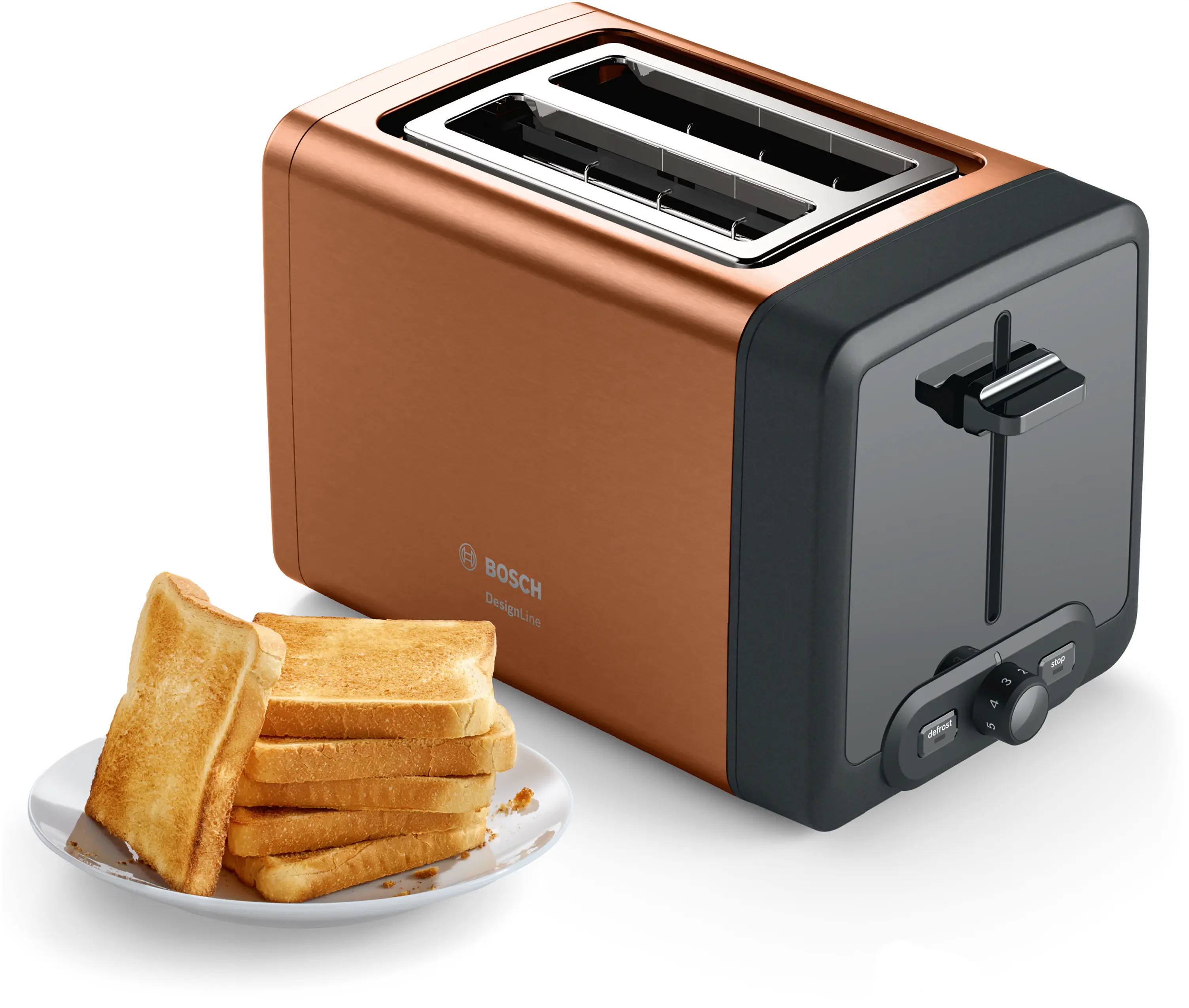 Broodrooster DesignLine Koper TAT4P429