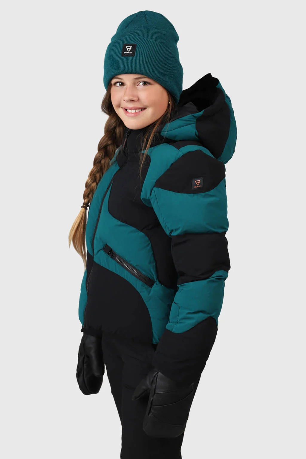 Brunotti ski-jack Marbley groen/zwart