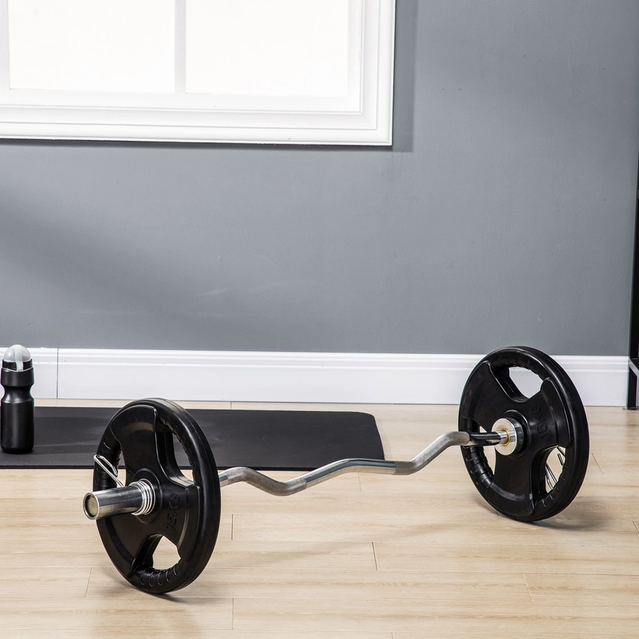 SPORTNOW Hantelscheibe mit 5 cm Bohrung schwarz