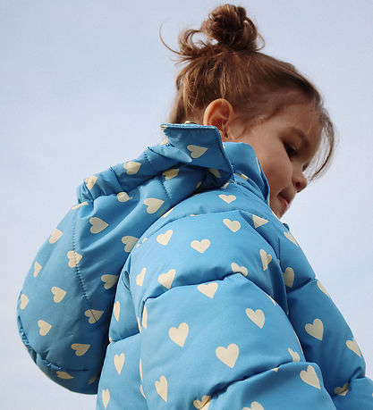 Konges Sløjd Steppjacke - Nuka - Aisuru Blue m. Herzen